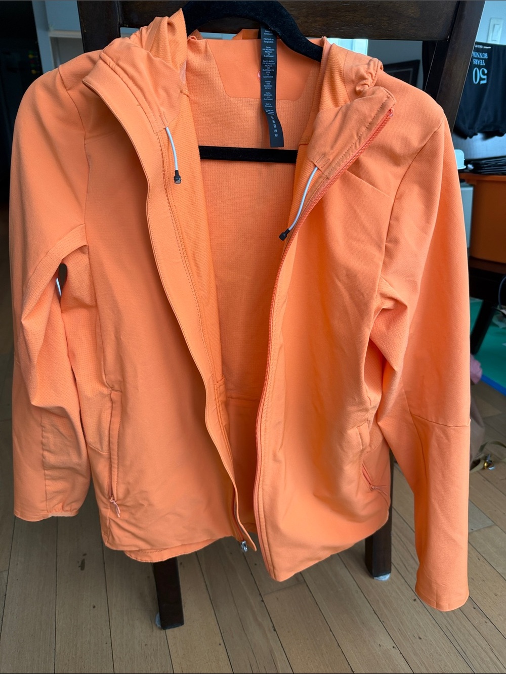 lululemon athletica Orange Hooded Utility Jacket